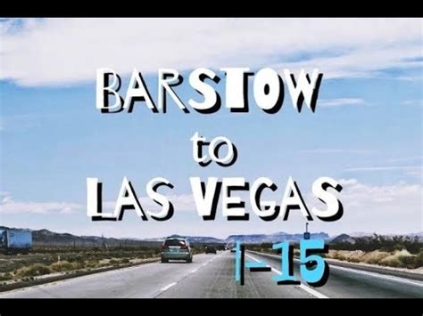 barstow to las vegas drive.